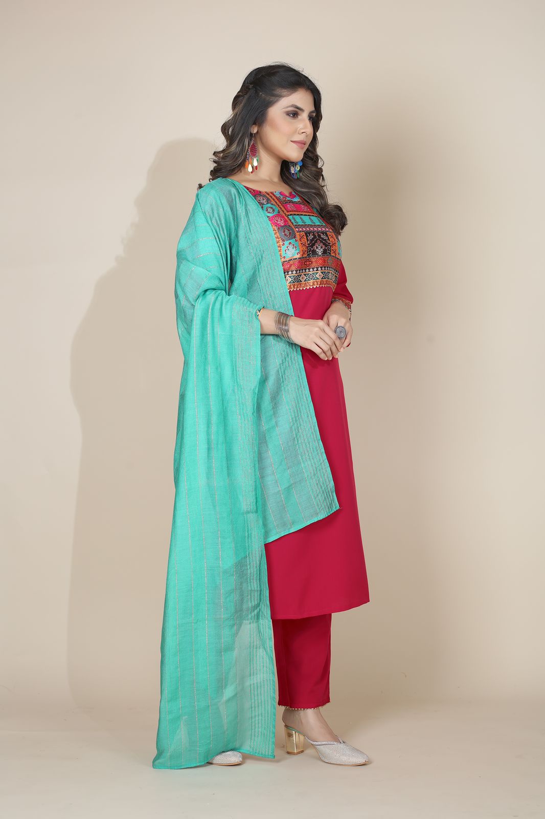 Pooja Plus 2 By Seamore Best Kurti With Bottom Dupatta Wholesale Shop In Surat